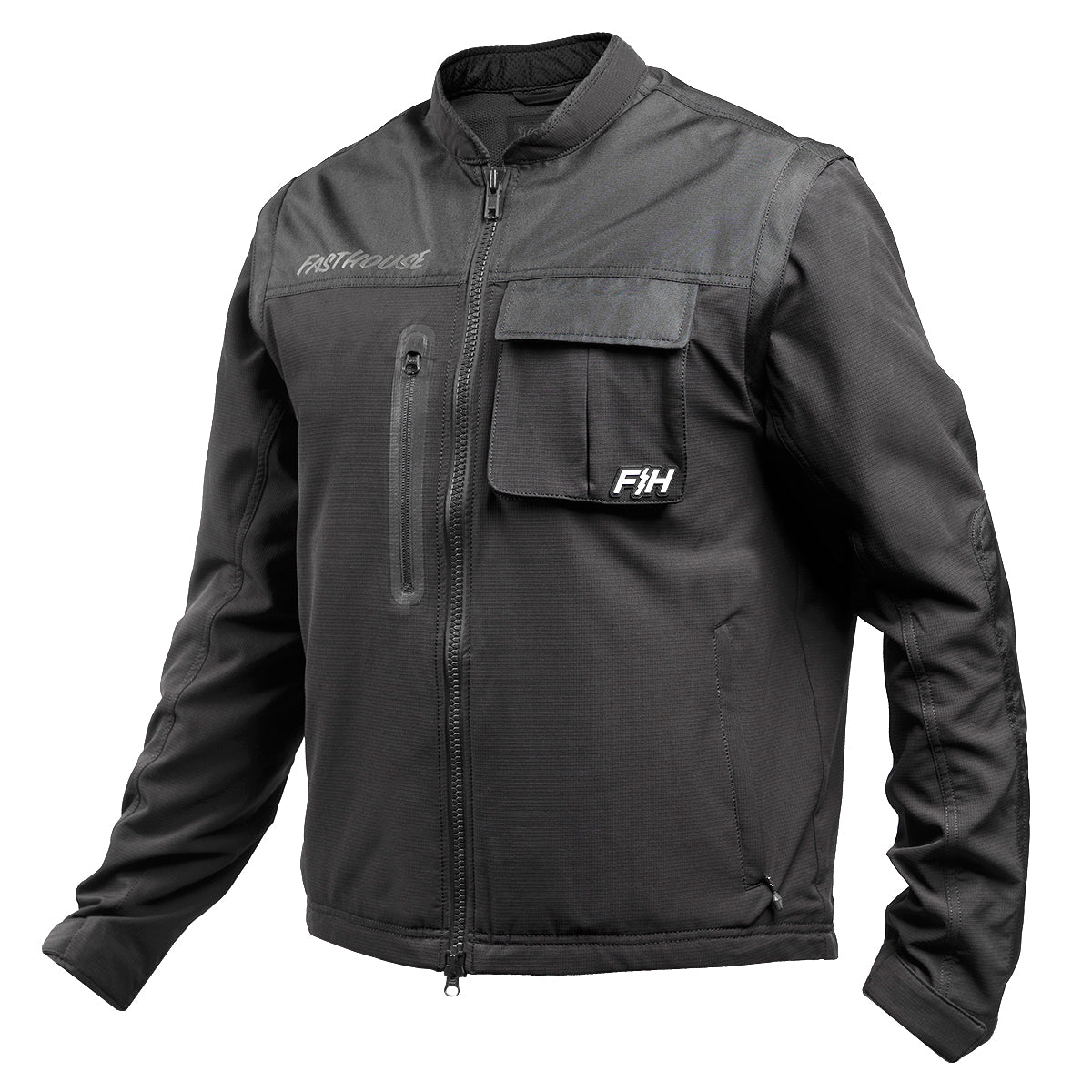Black Solid Jacket - Selling Fast at