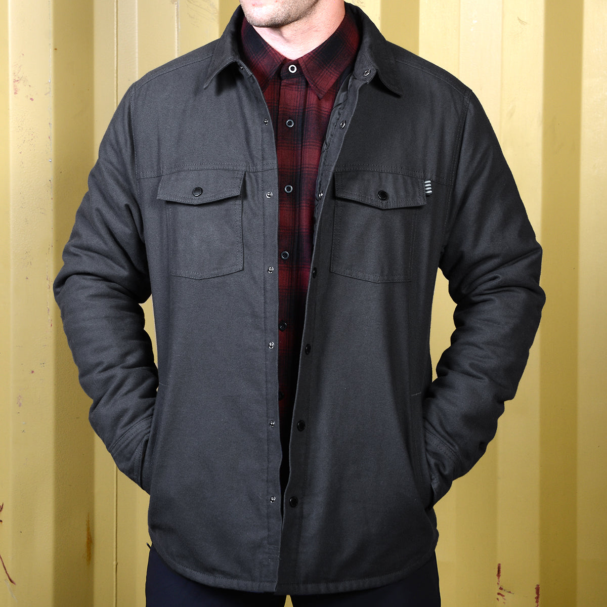 Men's Fire Hose Flannel-Lined Jacket
