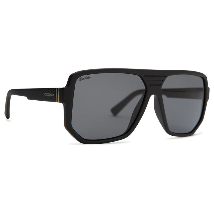 - Sunglasses Polarized Roller – Gray Black Fasthouse VonZipper Satin/Vintage