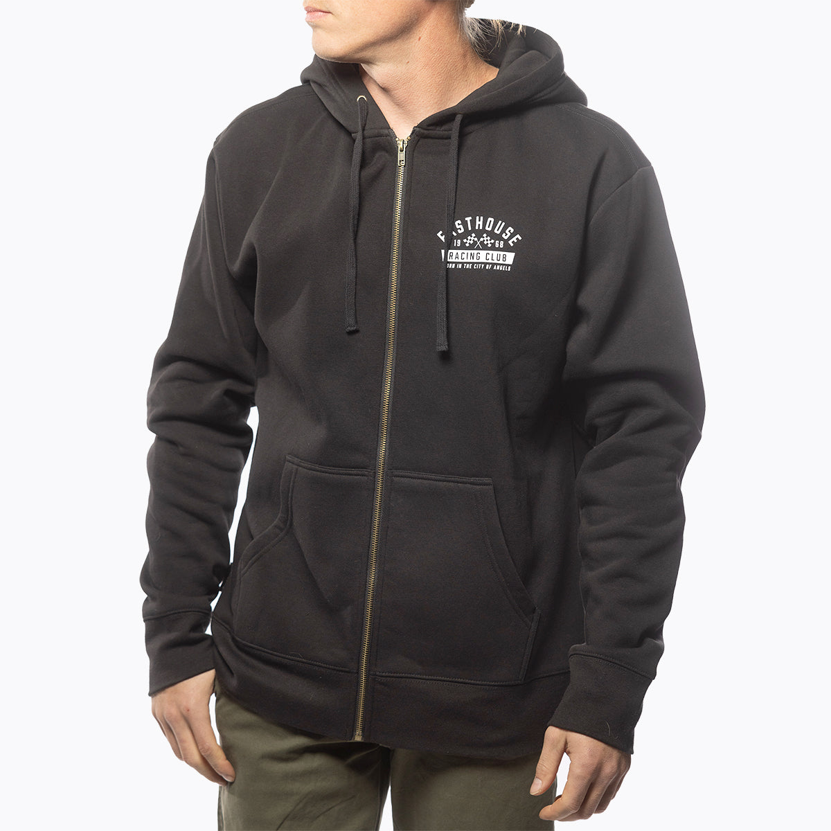 Acclaim Hooded Zip-Up - Black