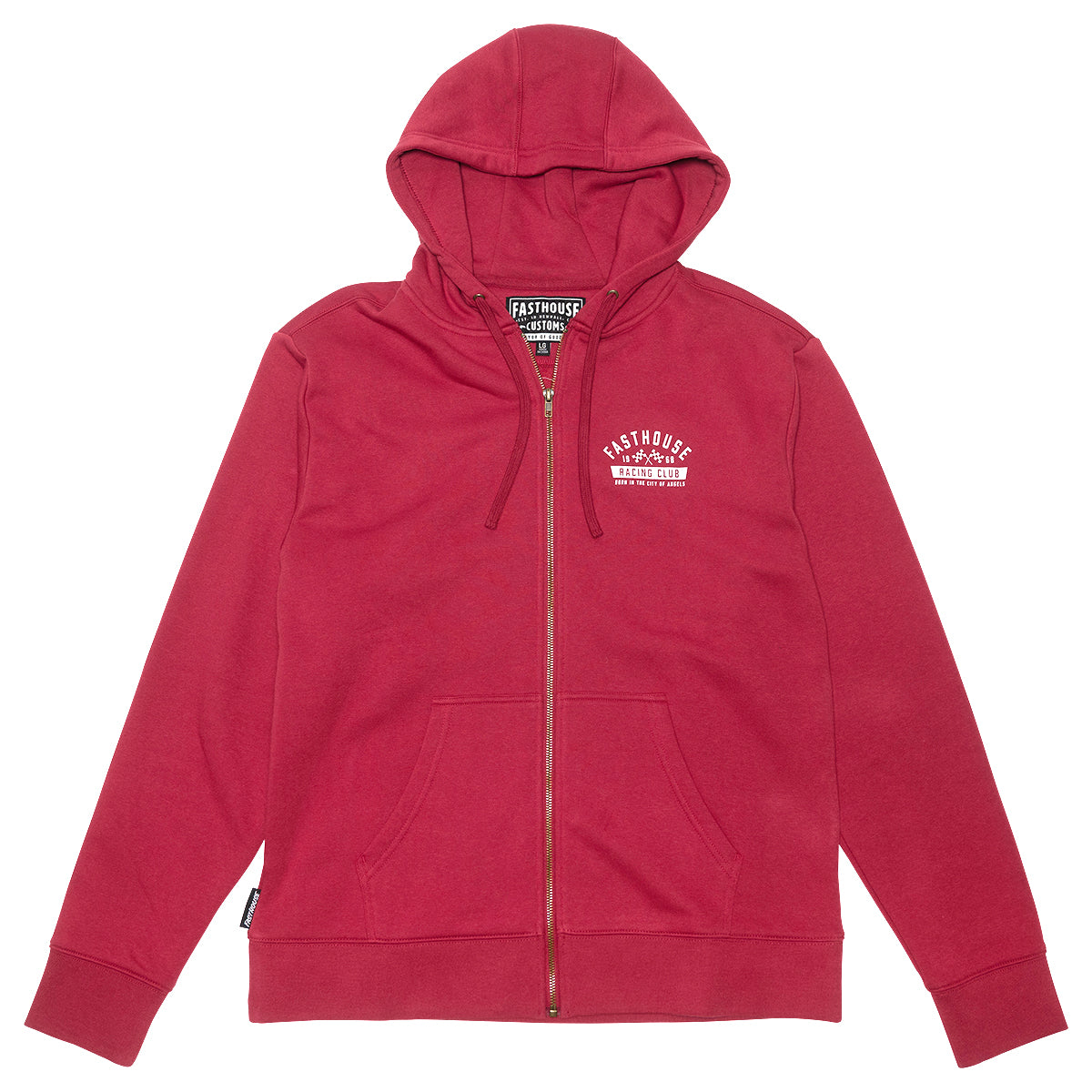 Acclaim Hooded Zip Up - Cardinal