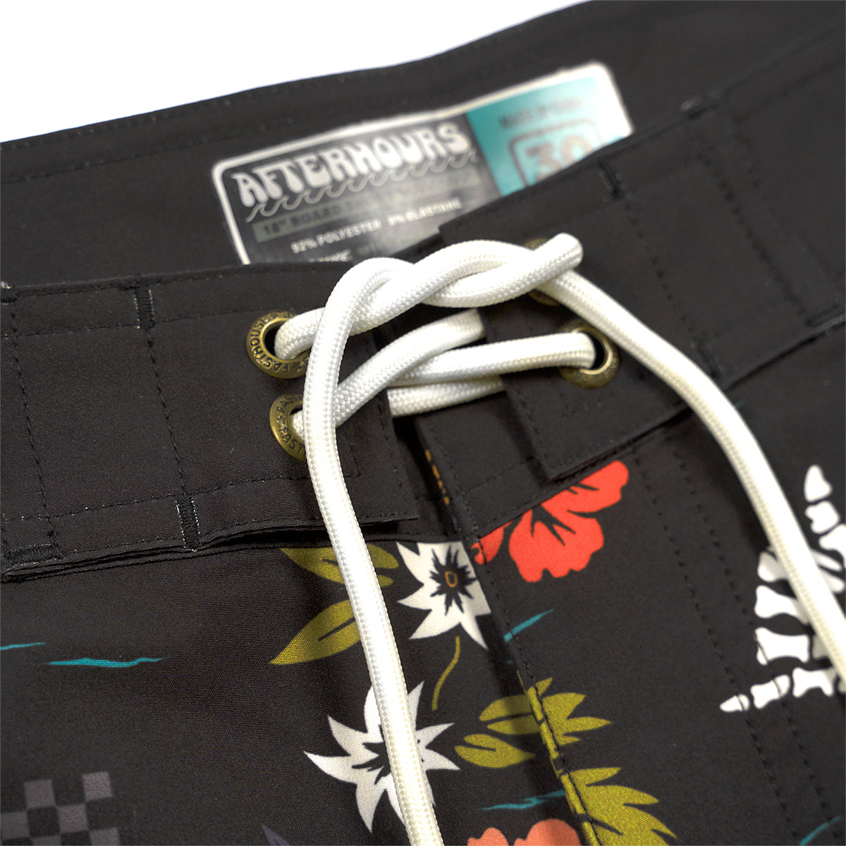 After Hours 18" 3-Pocket Tribe Boardshort - Black