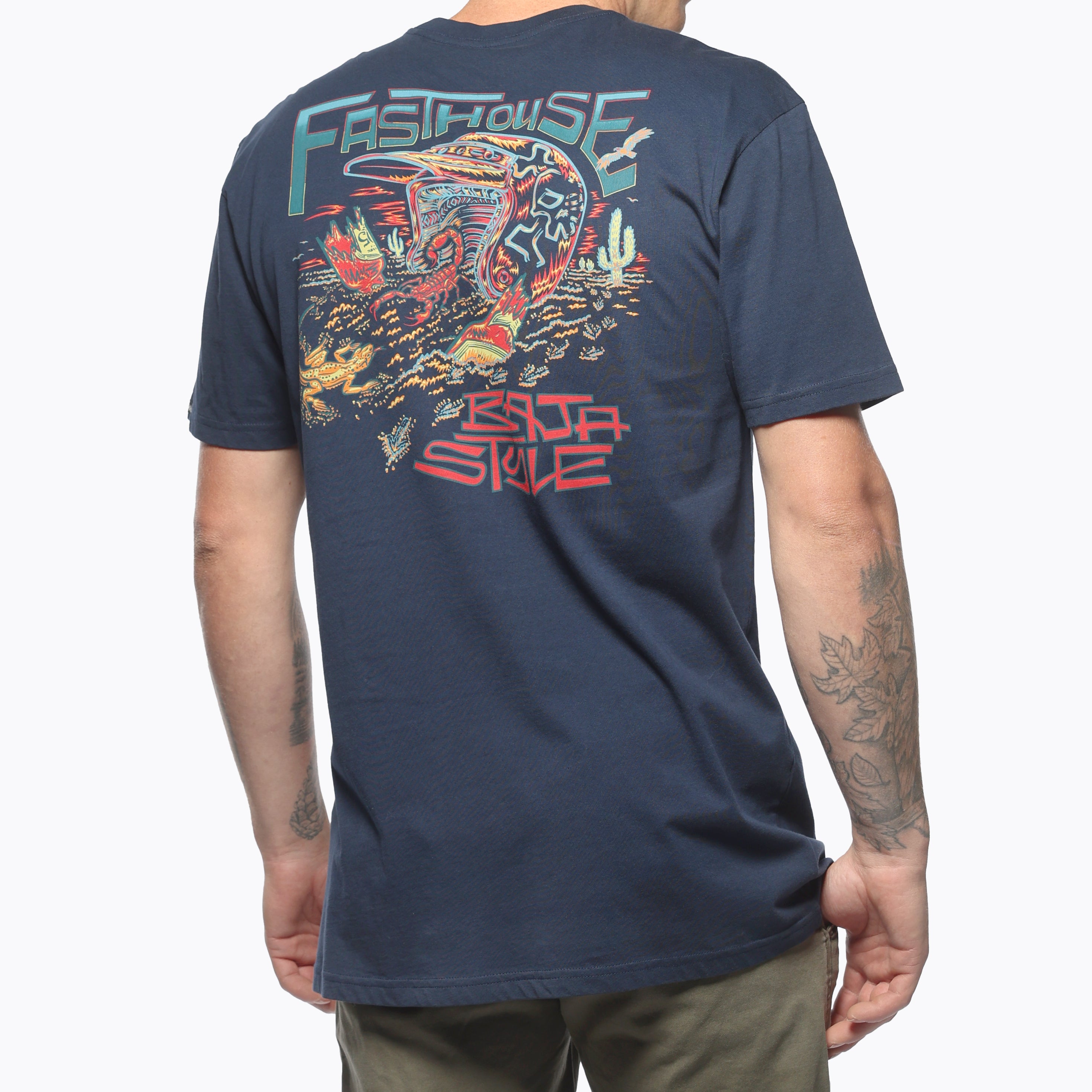 Baja Style Tee - Navy