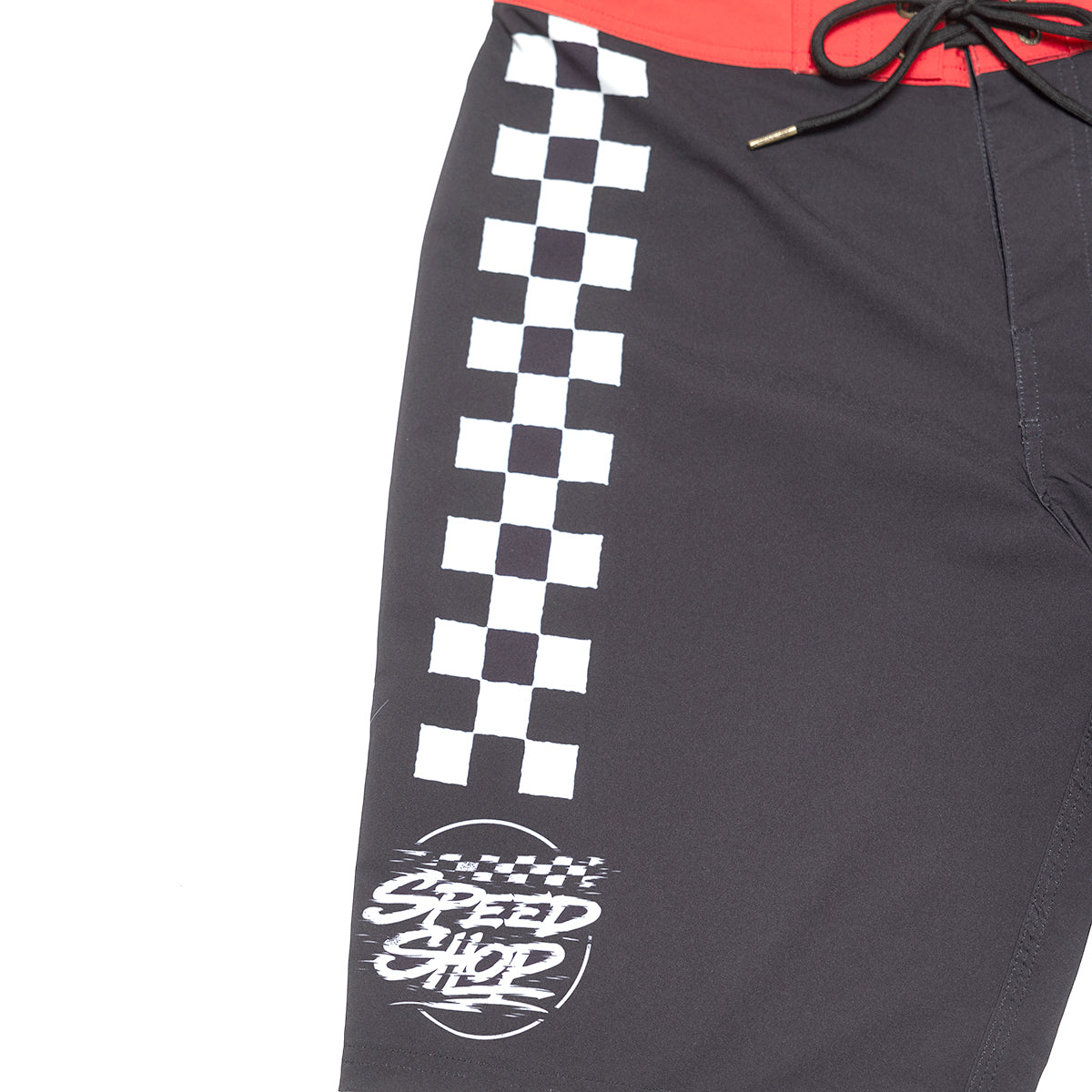 Burner 21" Boardshort - Black/Red