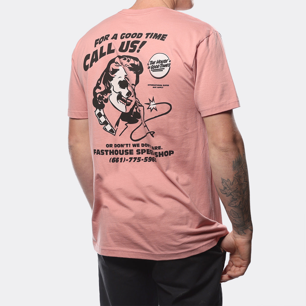 Call Us Tee - Desert Pink