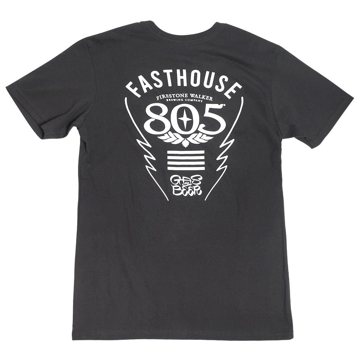 805 Crew Time Midweight Tee - Black