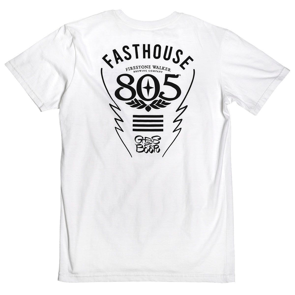 805 Crew Time Midweight Tee - White