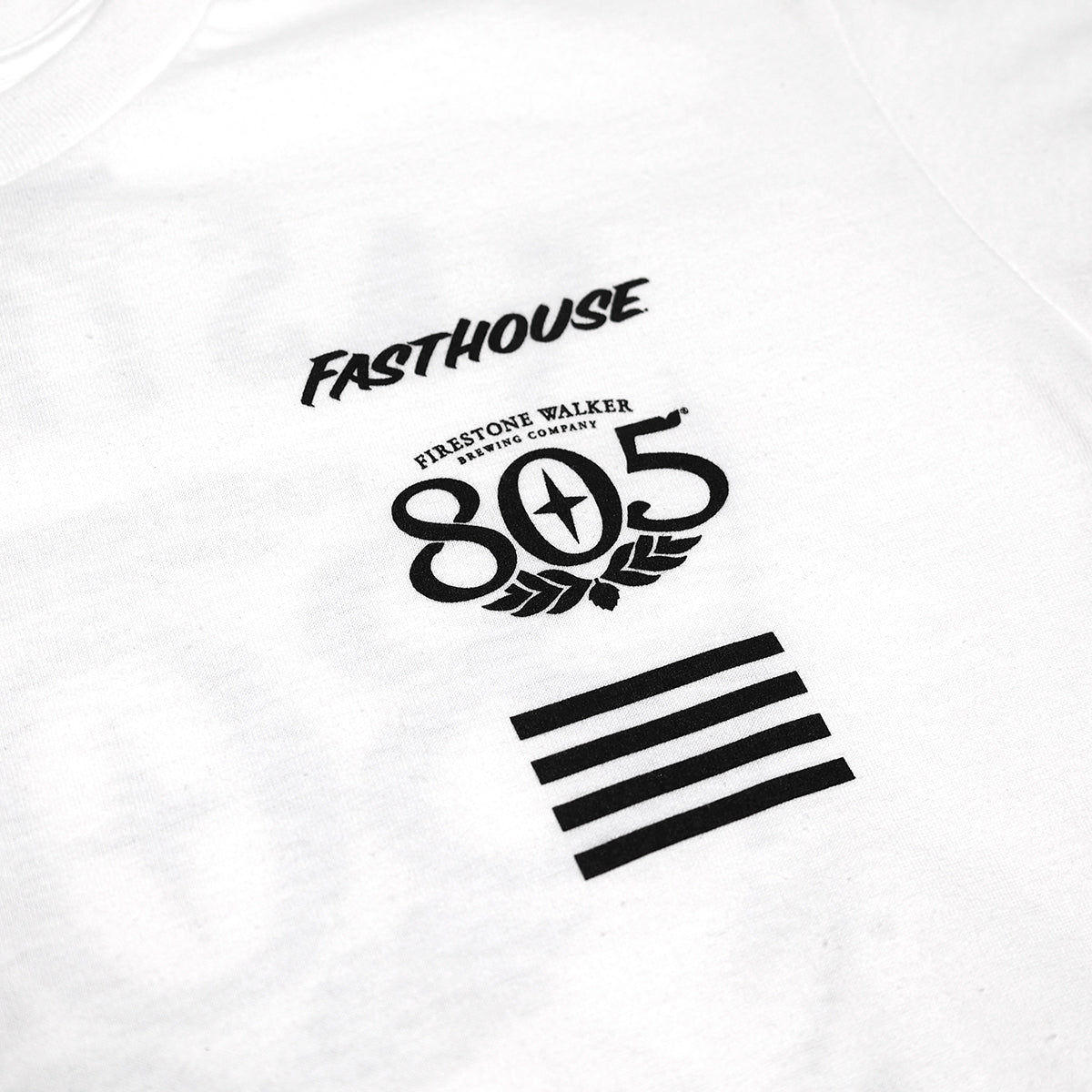 805 Crew Time Midweight Tee - White