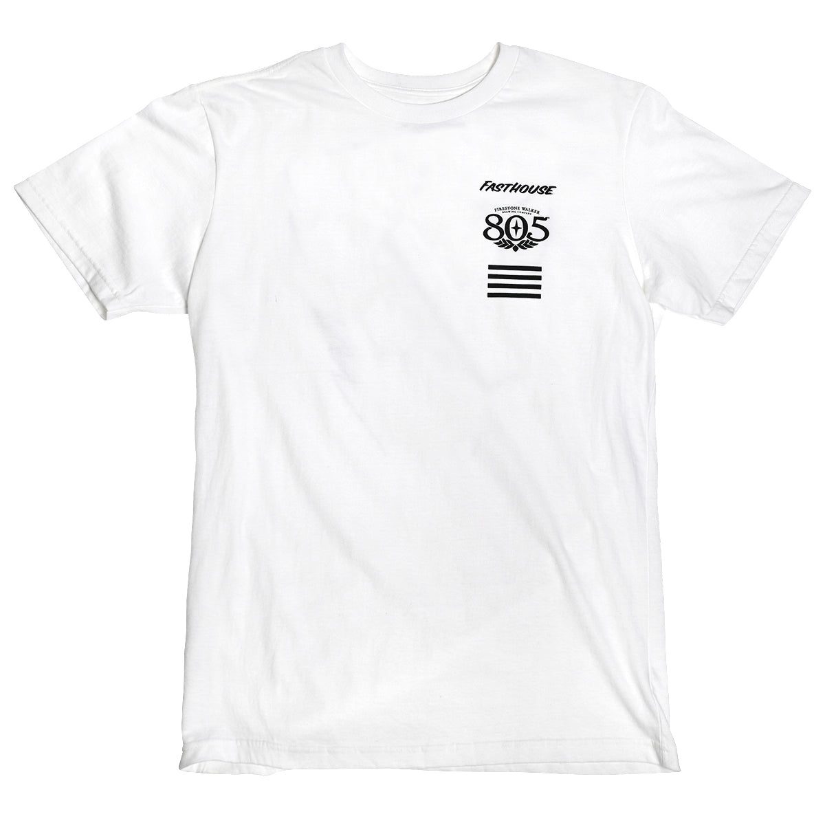 805 Crew Time Midweight Tee - White