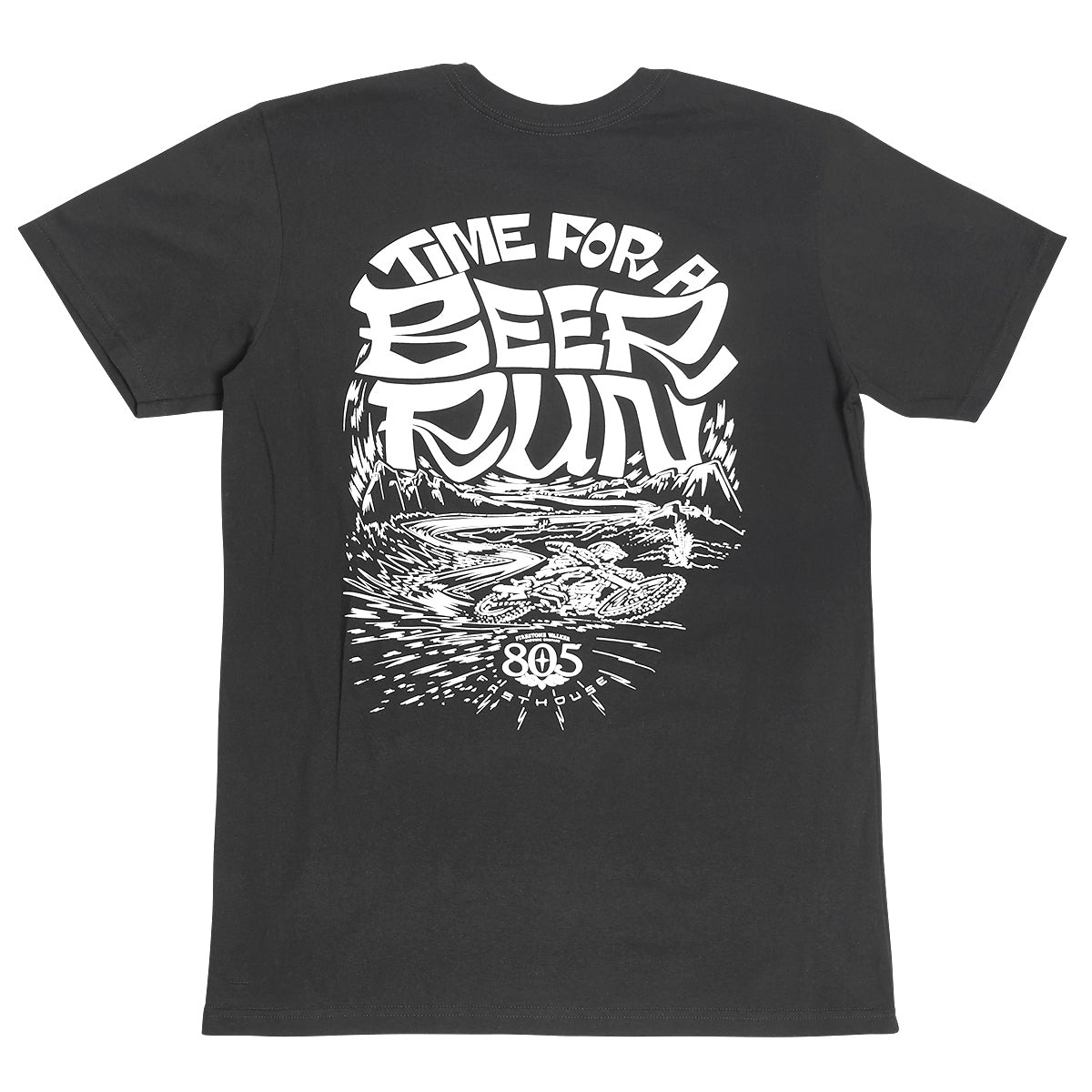 805 Desert Run Midweight Tee - Black