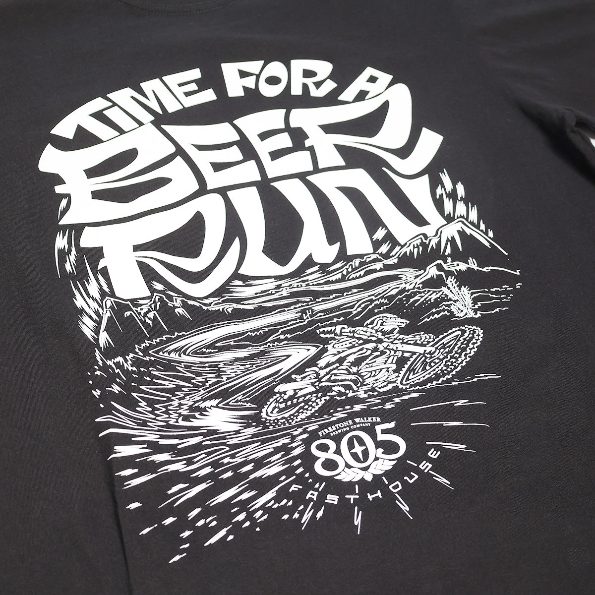 805 Desert Run Midweight Tee - Black