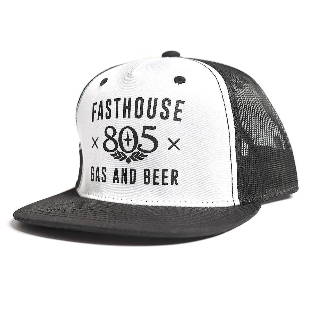 805 Gas & Beer Trucker Hat - White