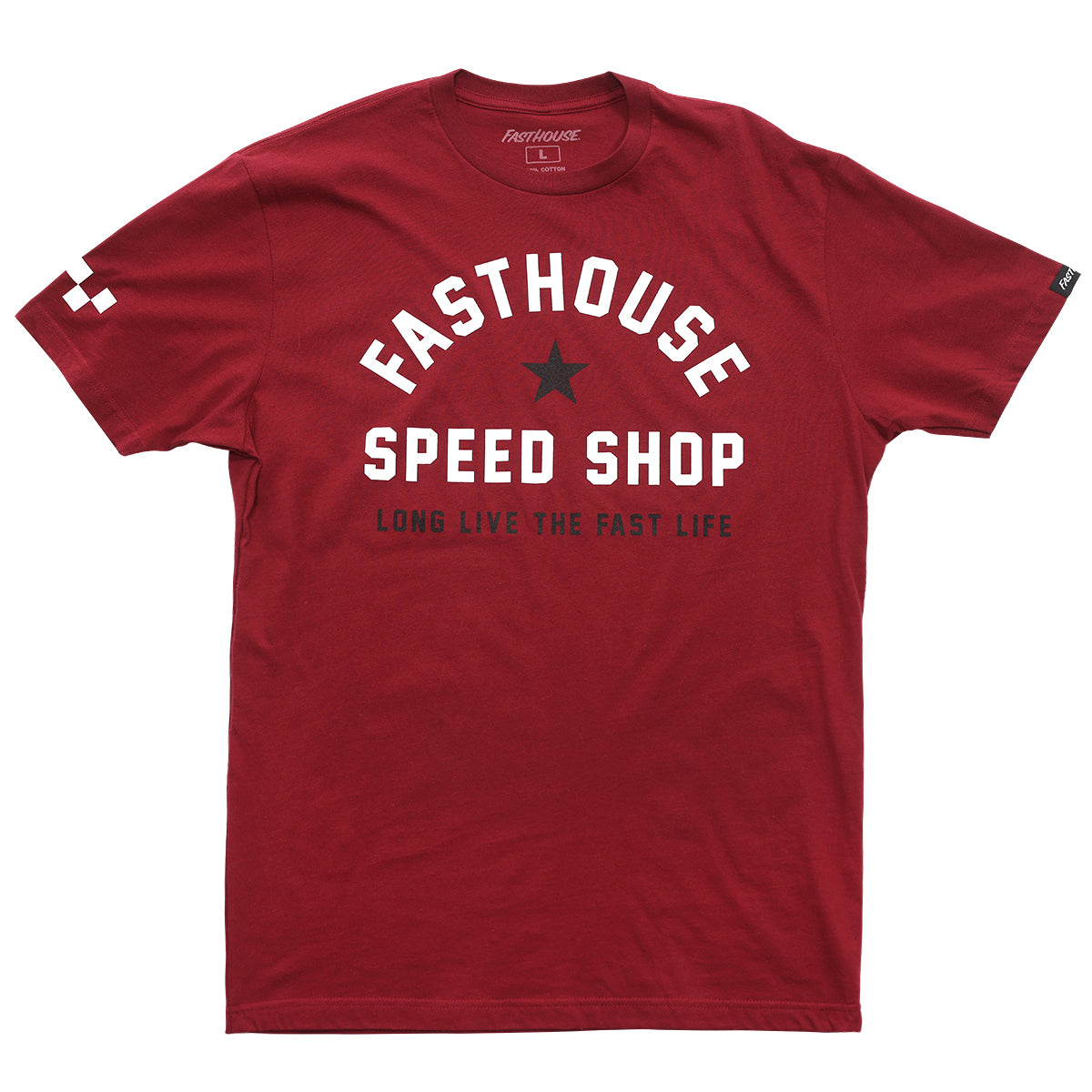 Fast Life Tee - Cardinal