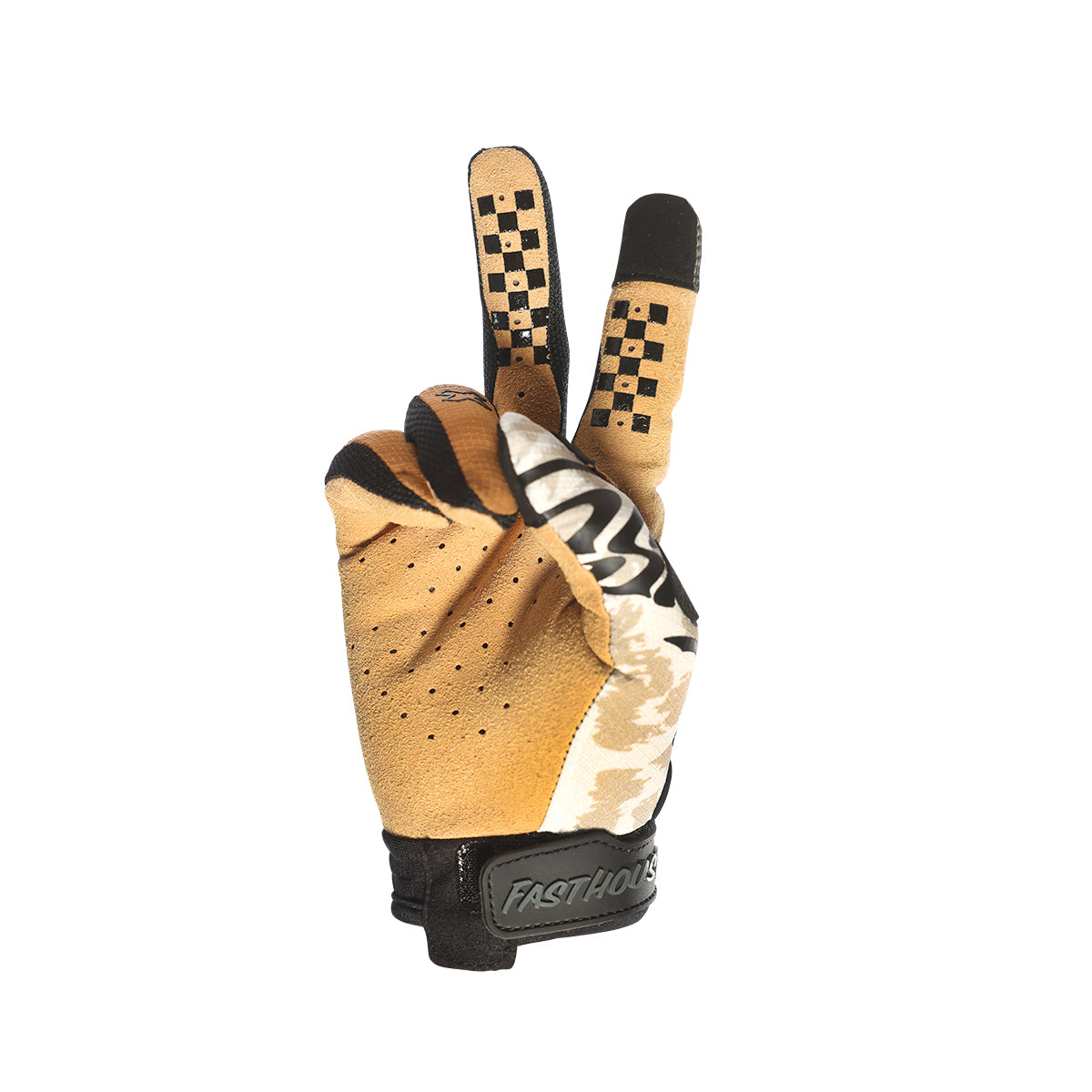 Elrod Stay Golden Girl's Glove - Chalk/Camel