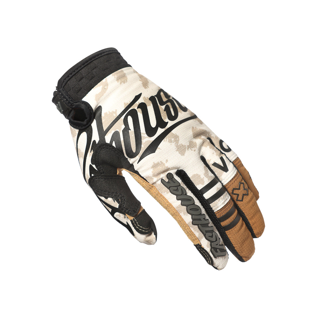 Elrod Stay Golden Girl's Glove - Chalk/Camel