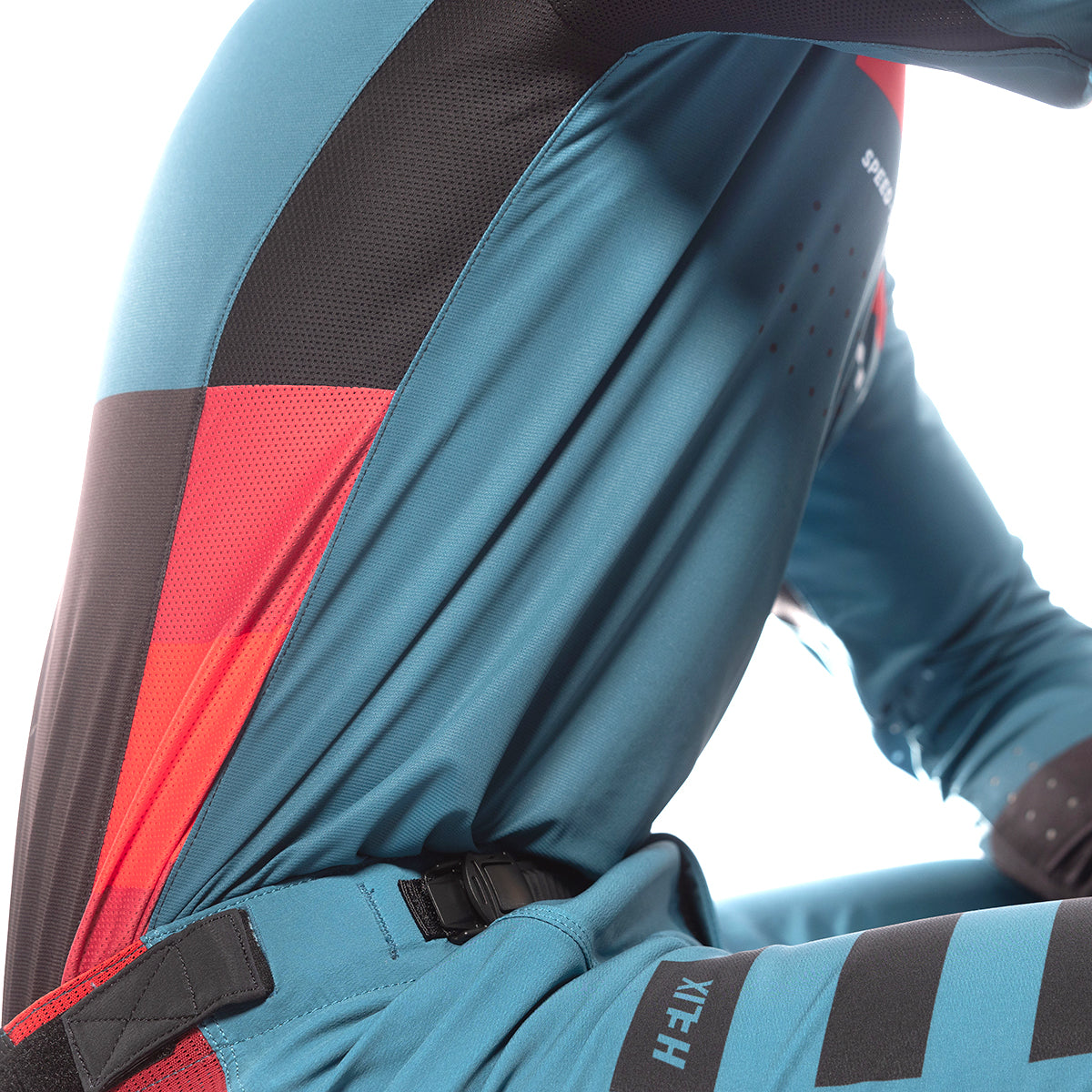 Helix Podium Jersey - Red/Black/Teal