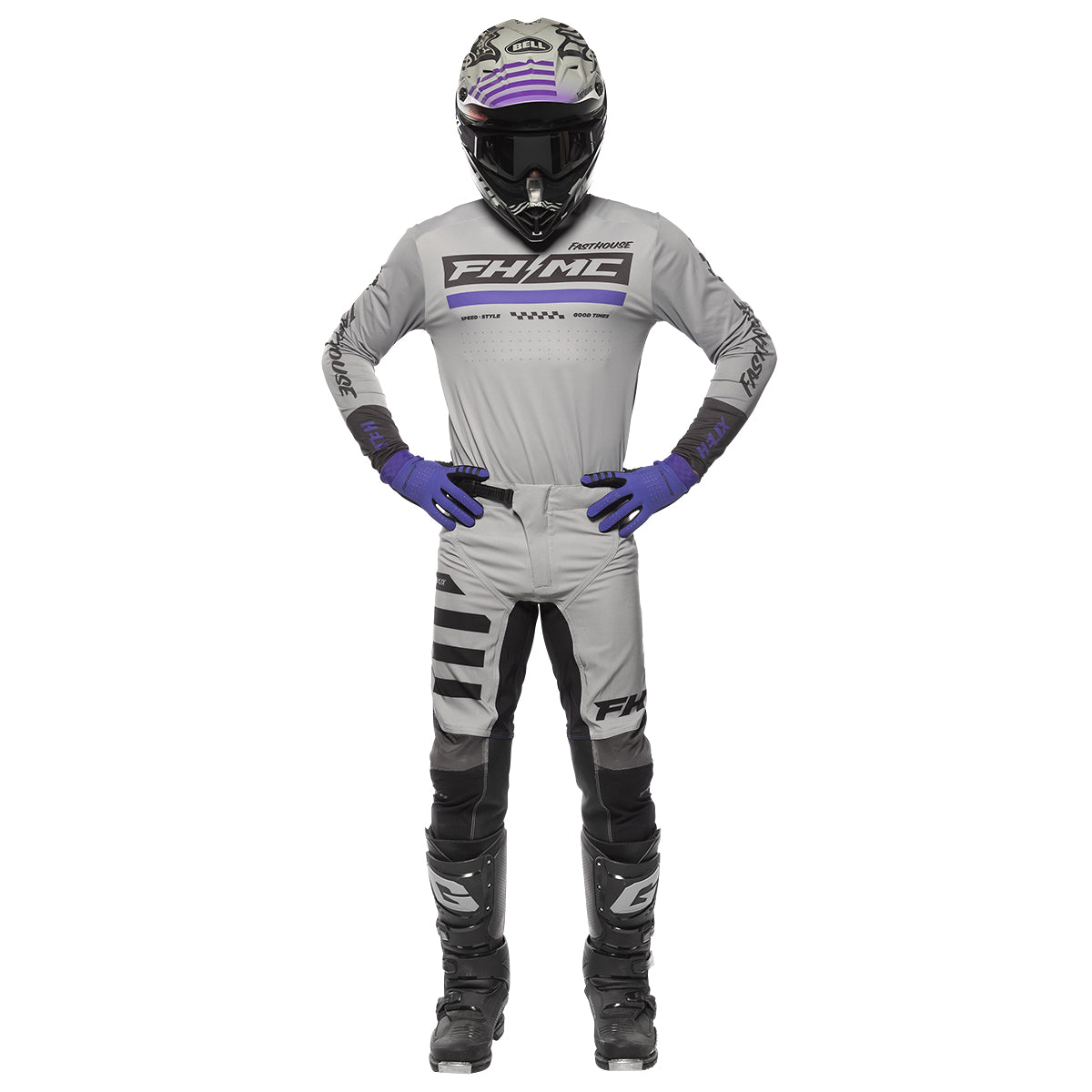 Helix Podium Jersey - Gray/Black/Purple