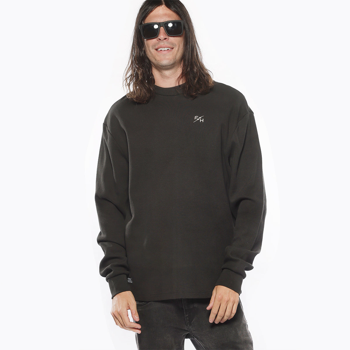 Luther Long Sleeve Thermal - Black