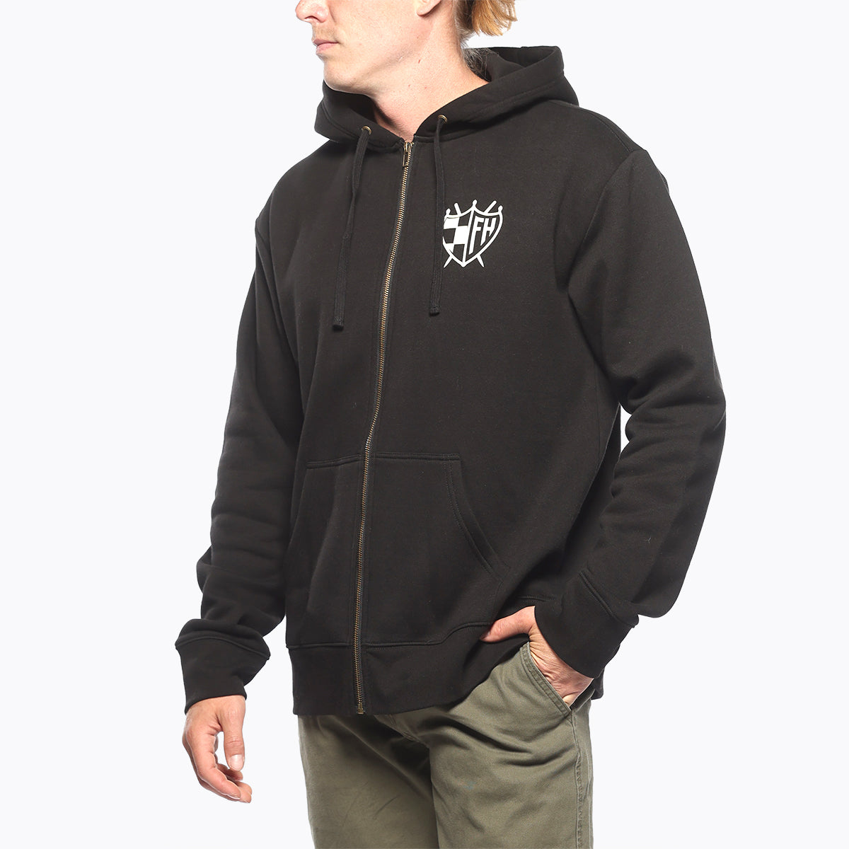 Mod Hooded Zip-Up Fleece