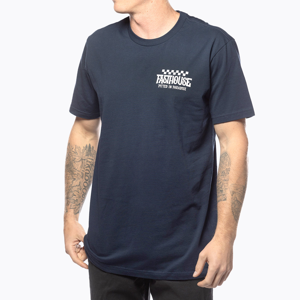 Pitted Tee - Navy