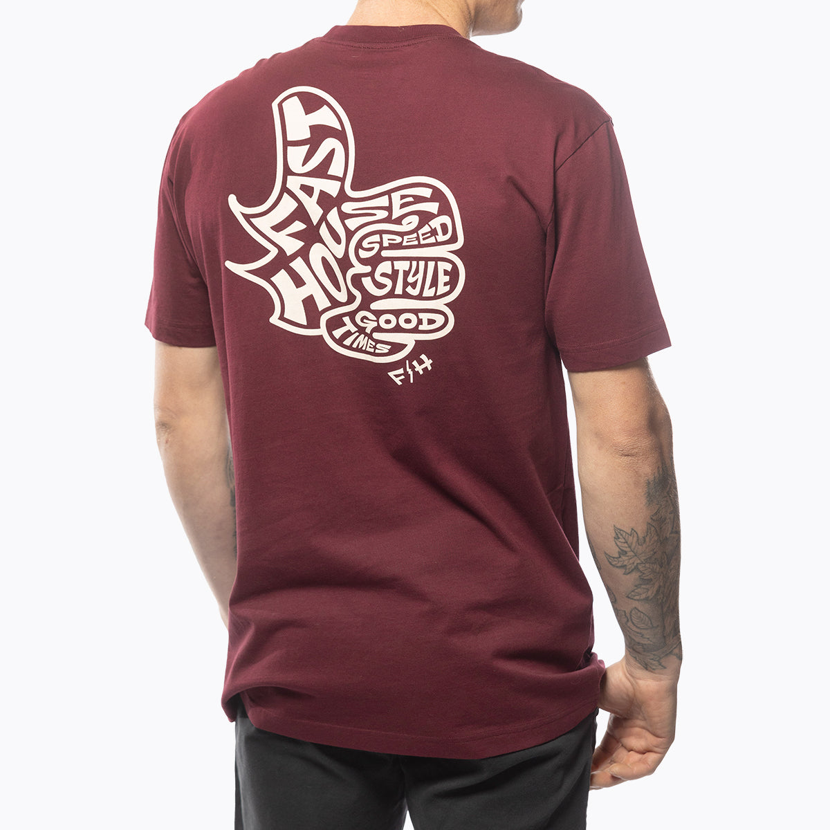 Satisfaction Tee - Maroon