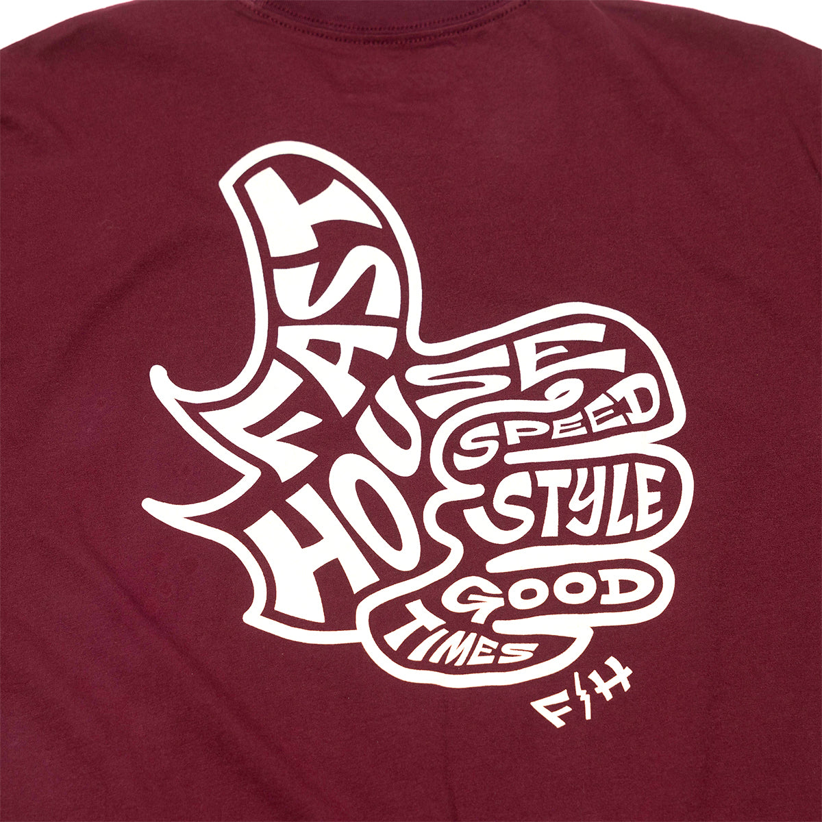 Satisfaction Tee - Maroon