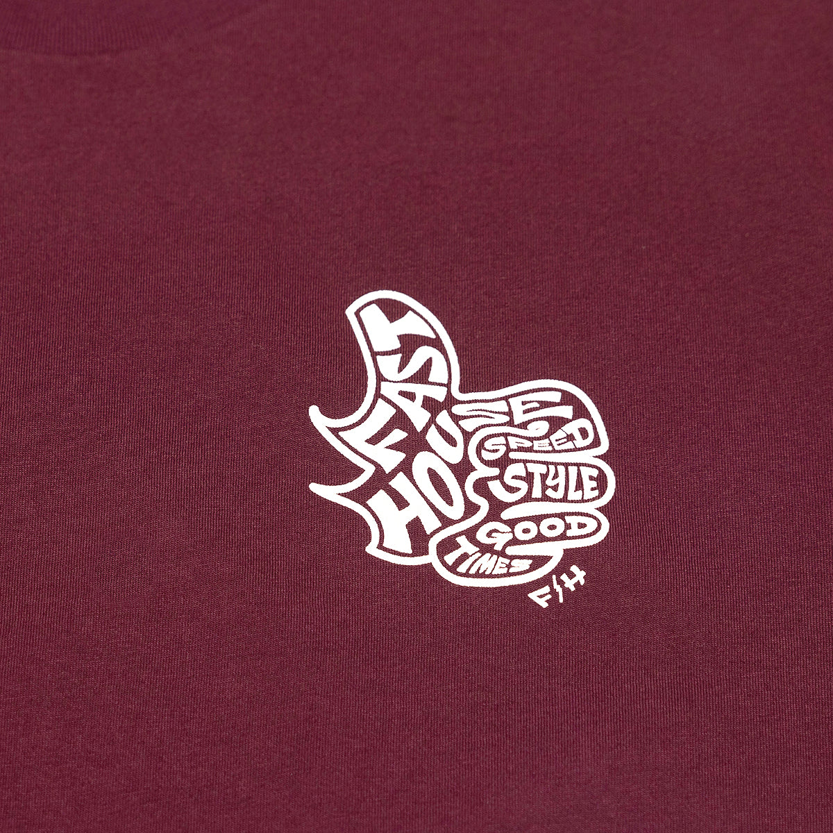 Satisfaction Tee - Maroon