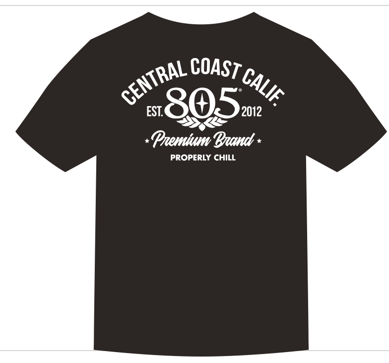 805 Premium Tee - Black