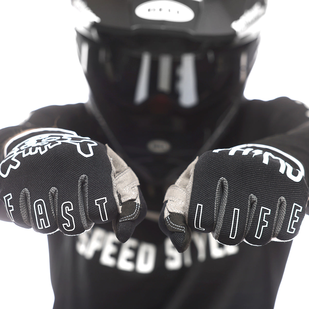 Speed Style The Bird Glove - Black/White