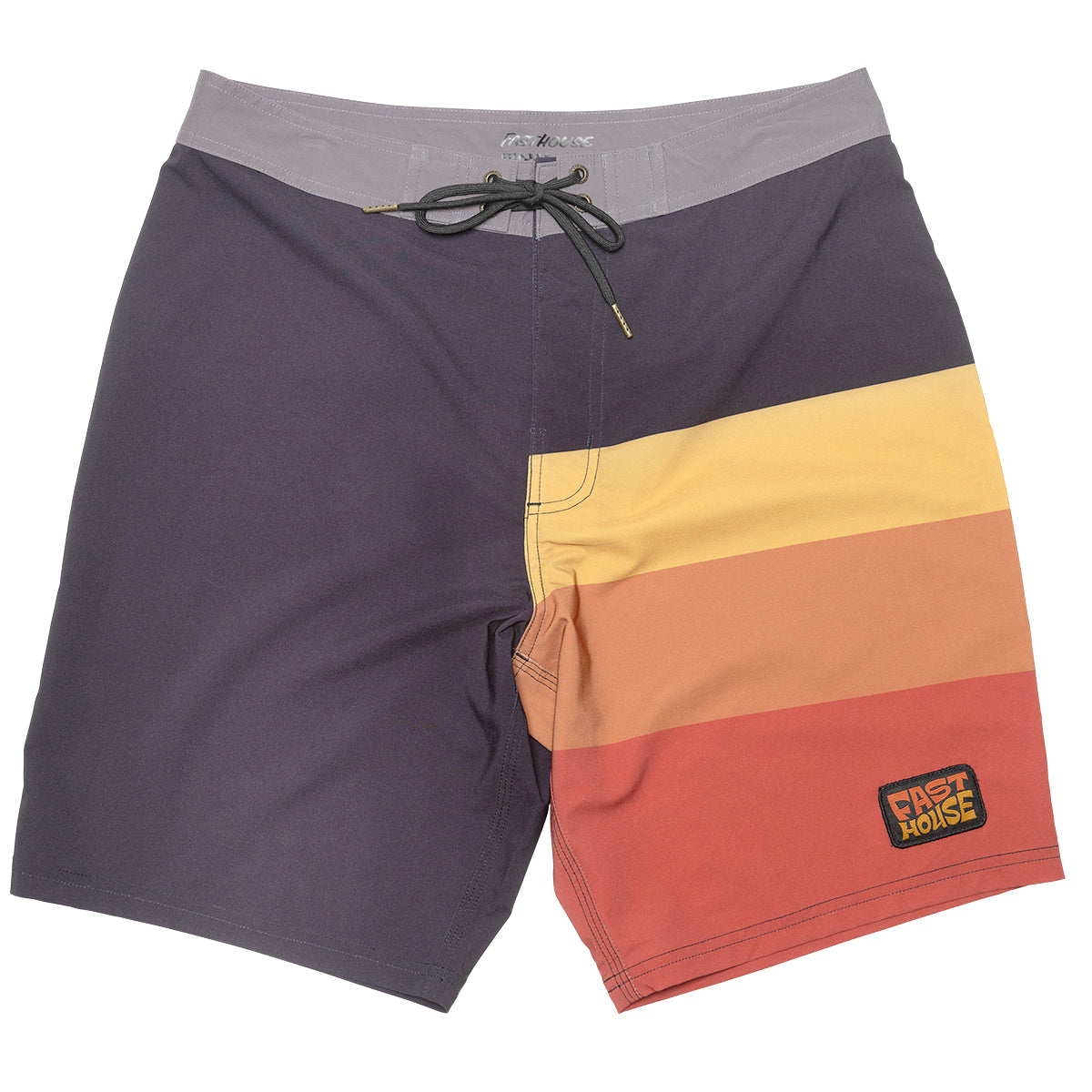 Utopia 19" Boardshort - Black/Vintage Gold