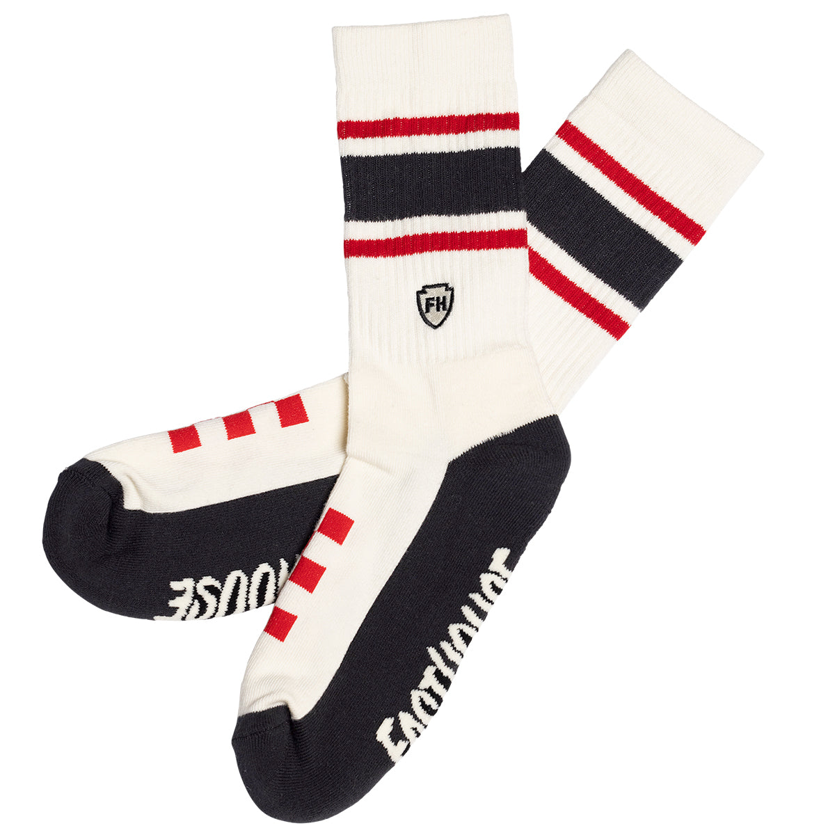 Venice Sock - White Sand/Black