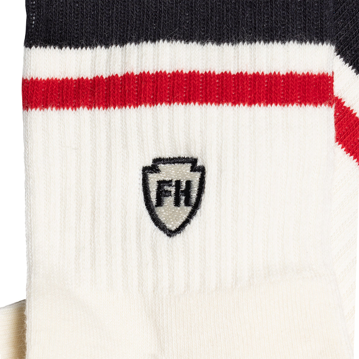 Venice Sock - White Sand/Black