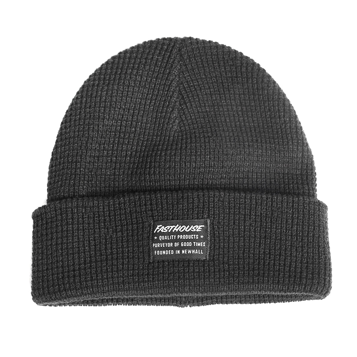 Waffle Beanie - Vintage Black