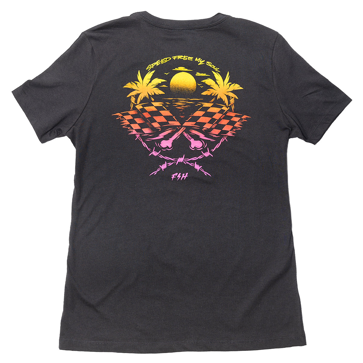 Sun Struck Women's Tee - Black