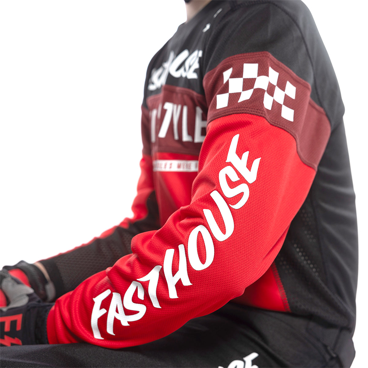 Grindhouse Akin Youth Jersey - Red/Black