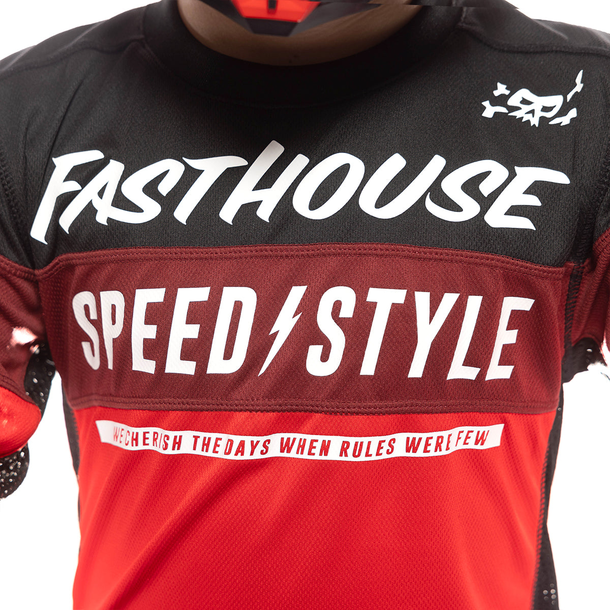 Grindhouse Akin Youth Jersey - Red/Black