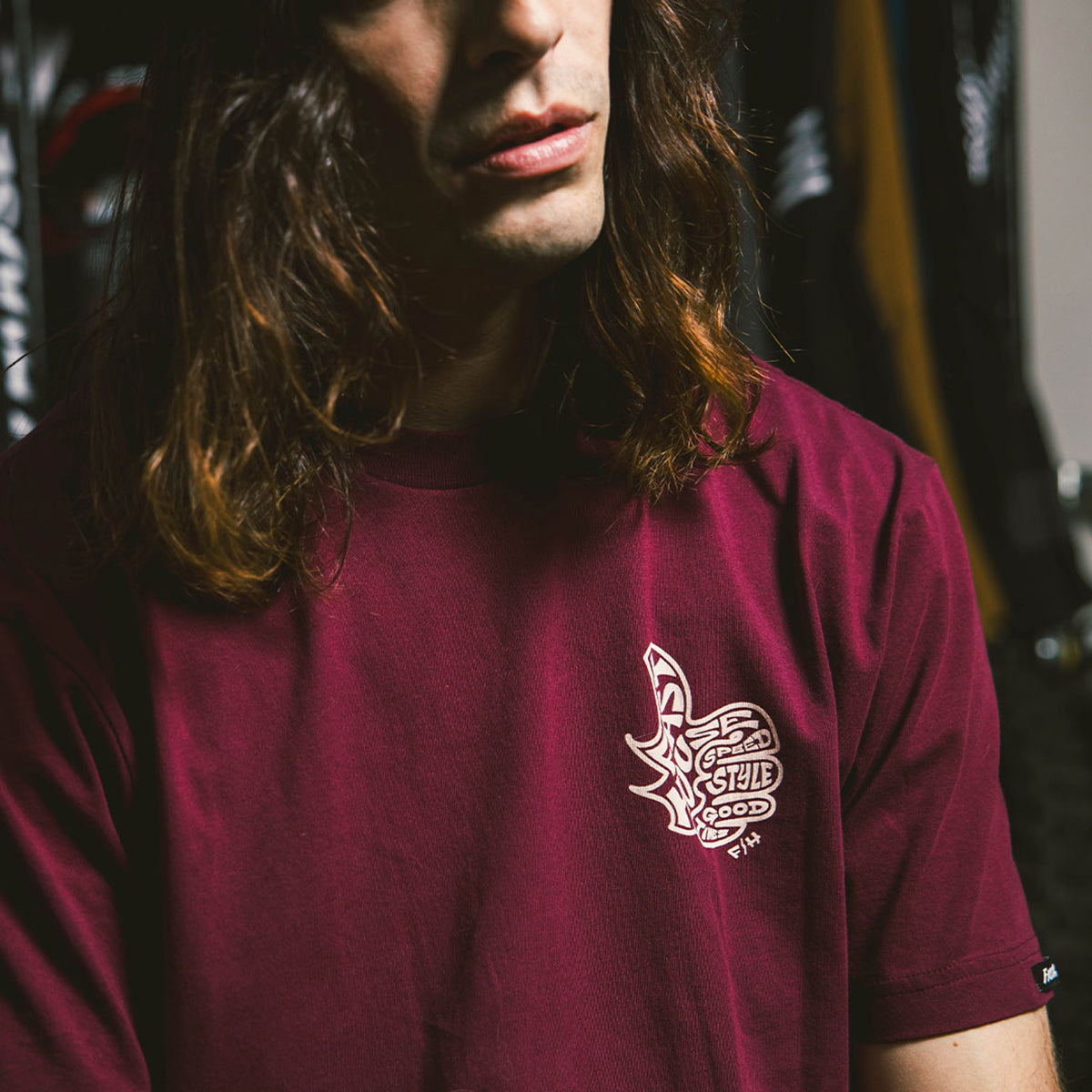 Satisfaction Tee - Maroon