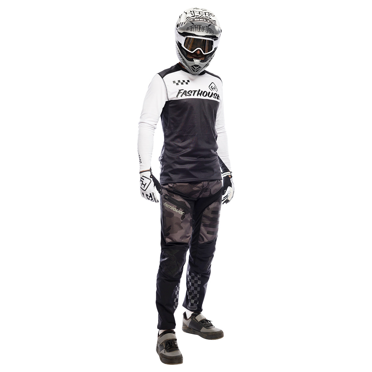 Alloy Block LS Jersey - White/Black