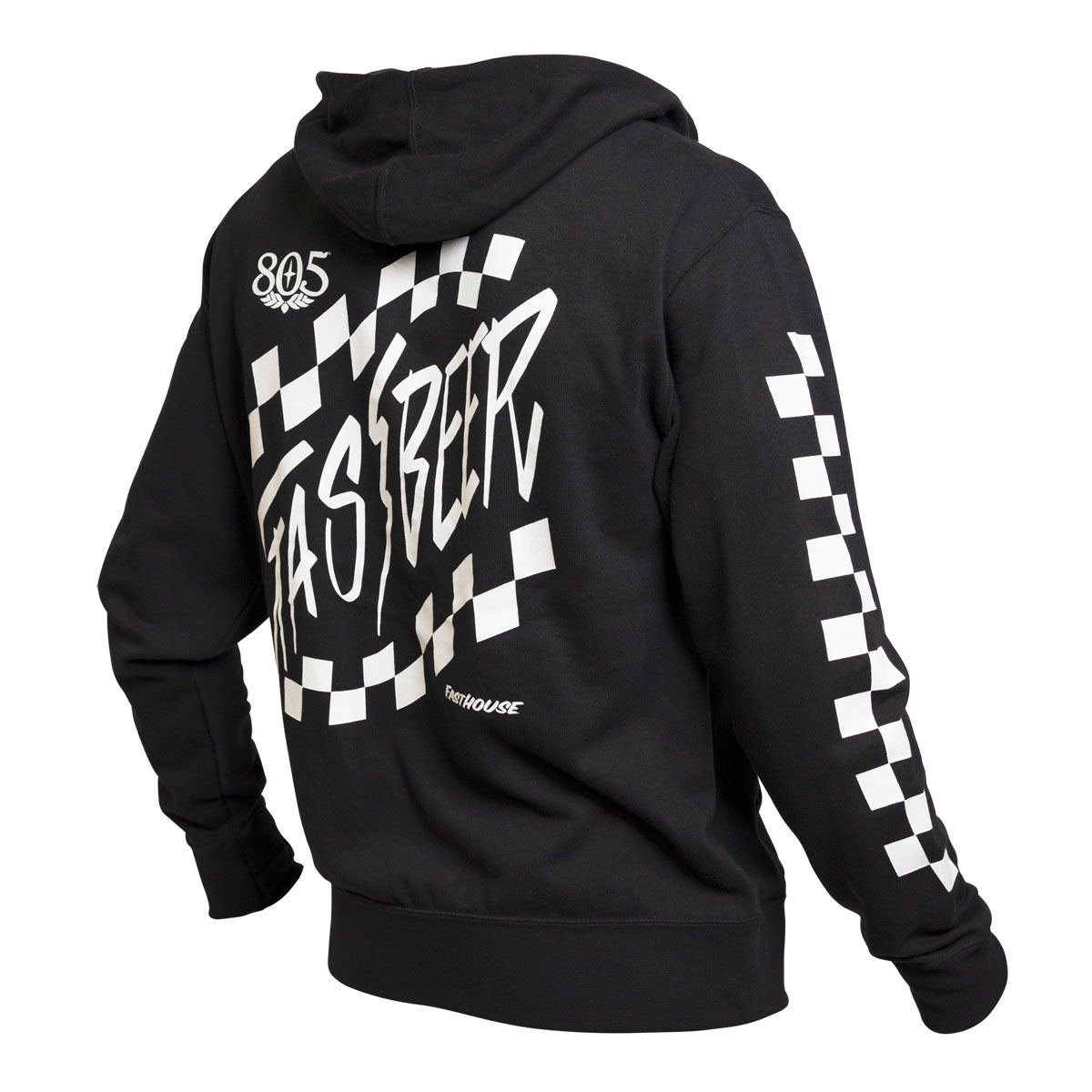 805 Gassed Up Hooded Zip-up - Black