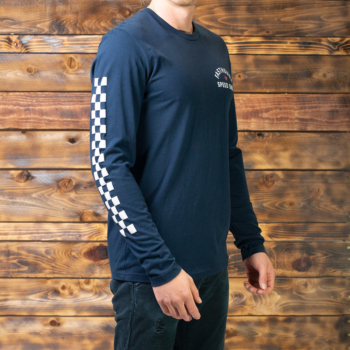 Star LS Tee - Navy