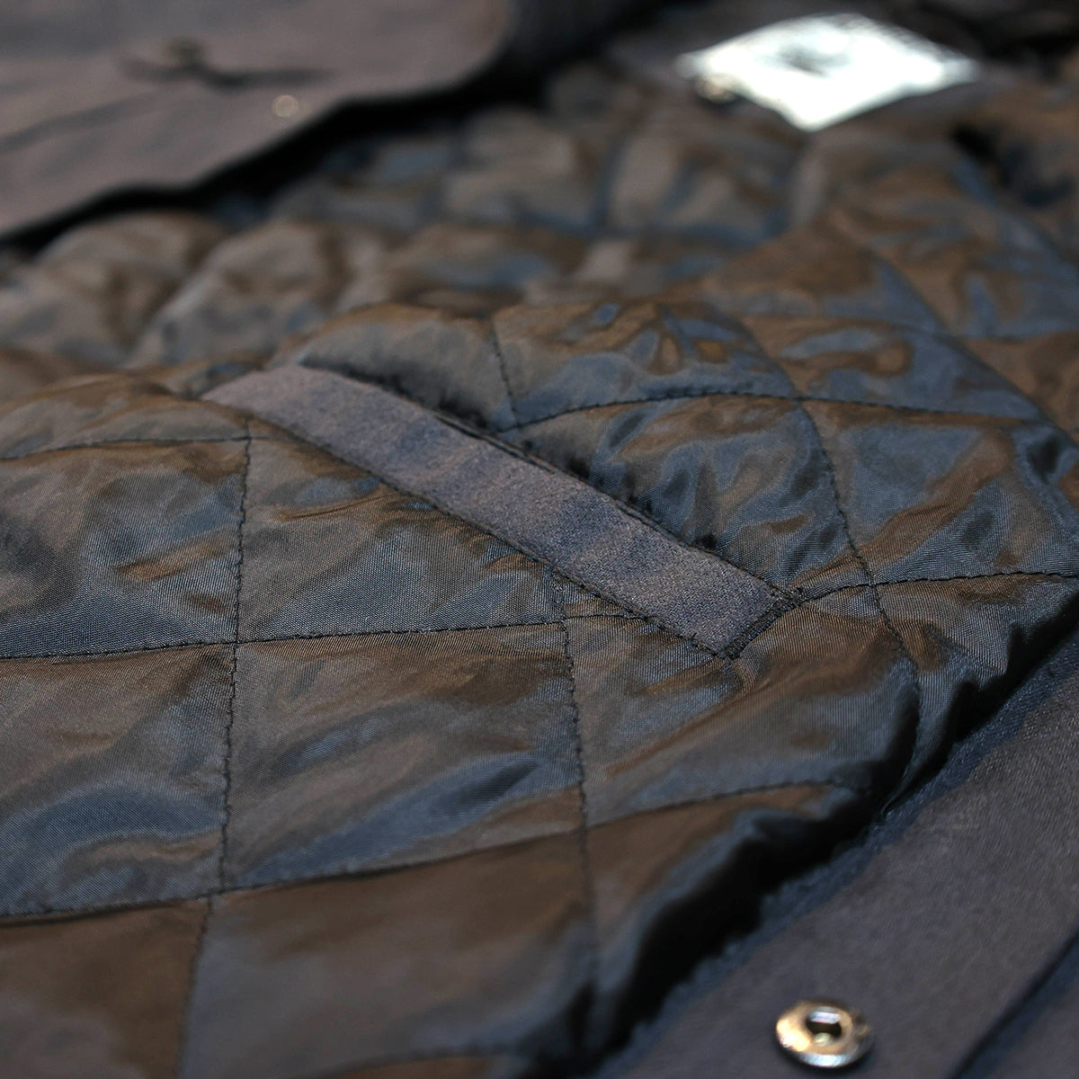 Elysian Quilted Flannel - Charcoal