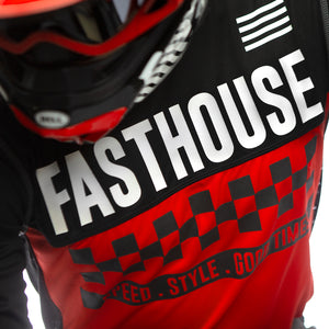 Fasthouse Youth USA Grindhouse Subside Jersey Large Black