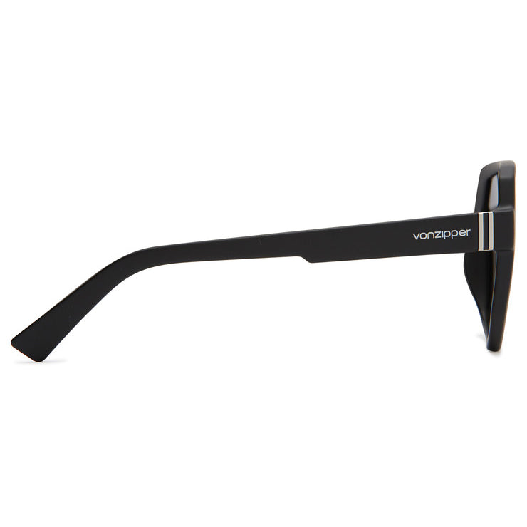 VonZipper Fasthouse Polarized Satin/Vintage Black Sunglasses Roller – - Gray