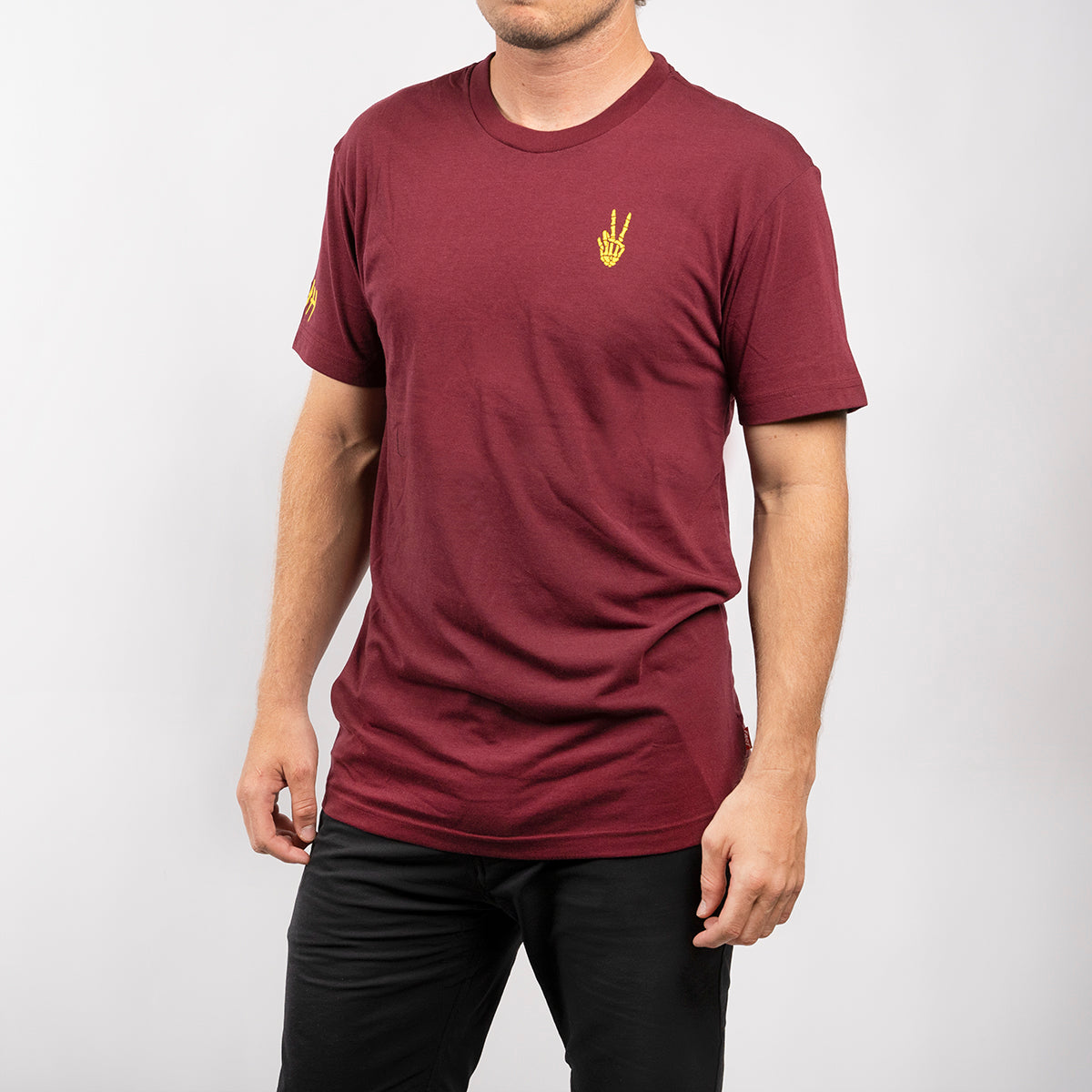 Roots Tech Tee - Maroon