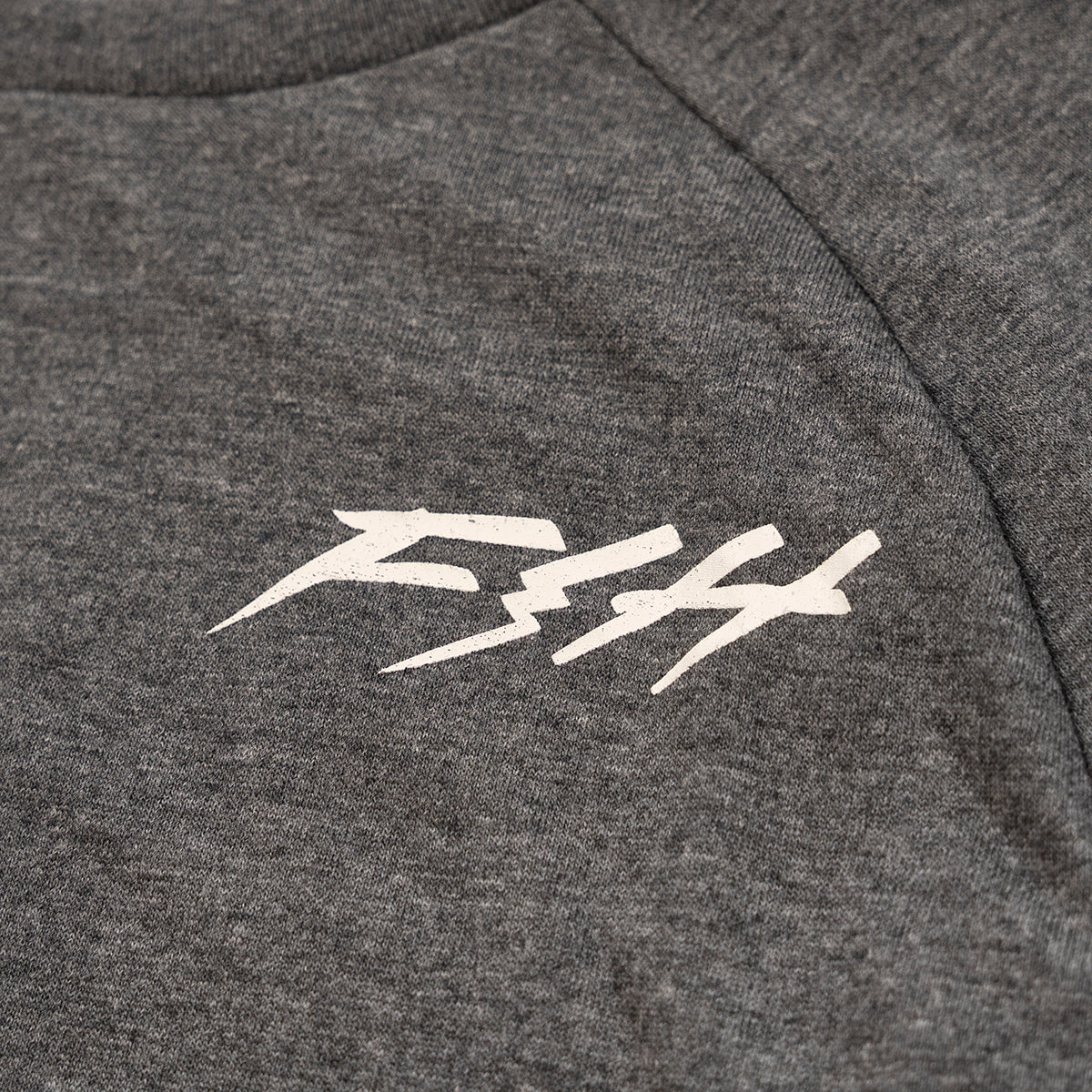 Rush Raglan Tech Tee - Charcoal Heather