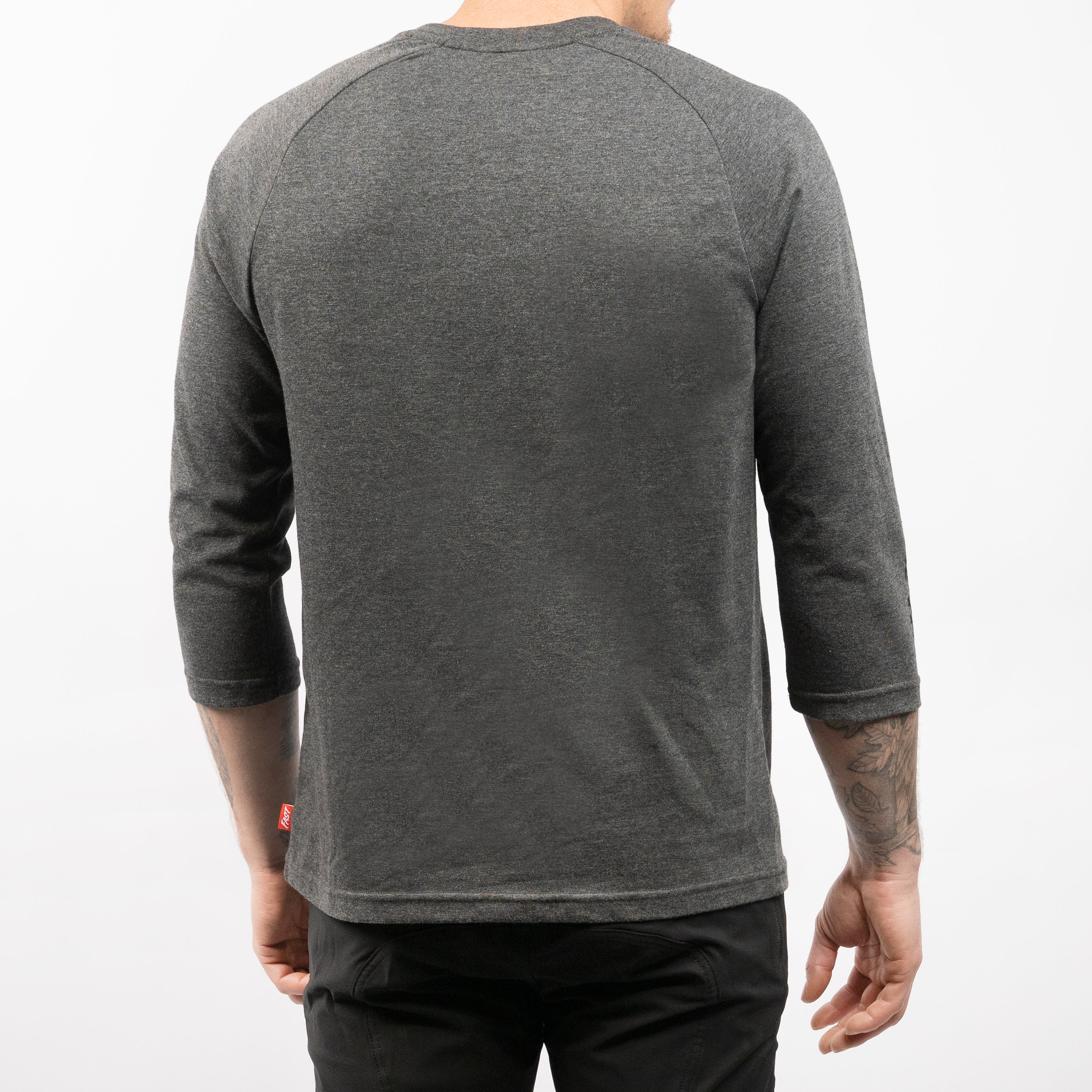 Rush Raglan Tech Tee - Charcoal Heather