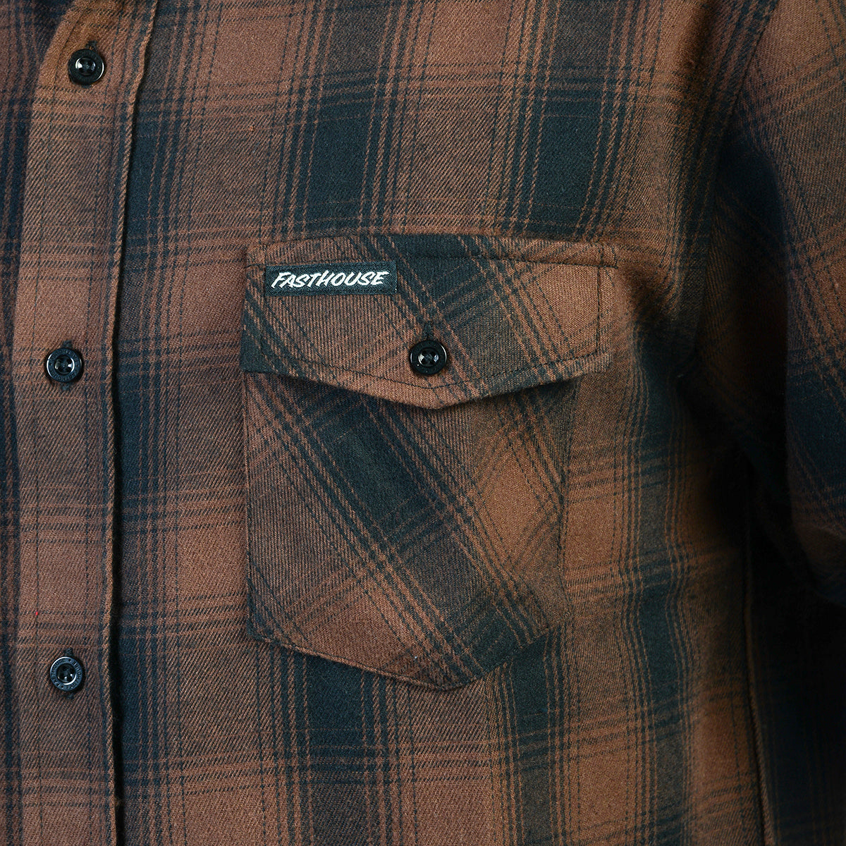 Saturday Night Special Flannel - Brown/Black