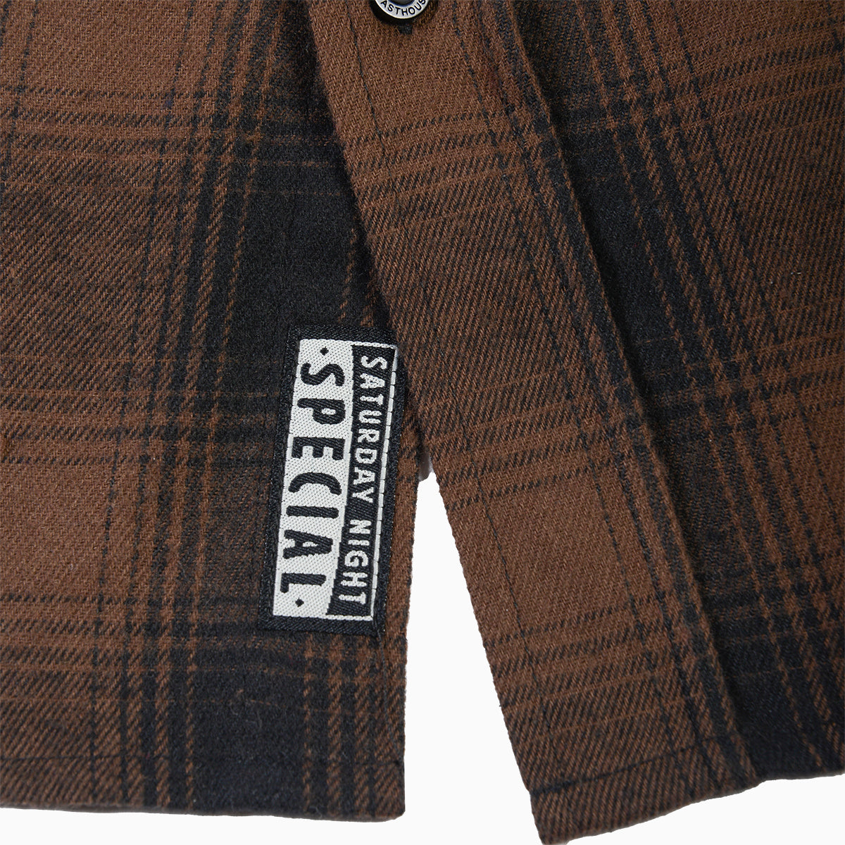 Saturday Night Special Flannel - Brown/Black