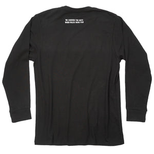 Black Full Sleeve Plain T-Shirt –