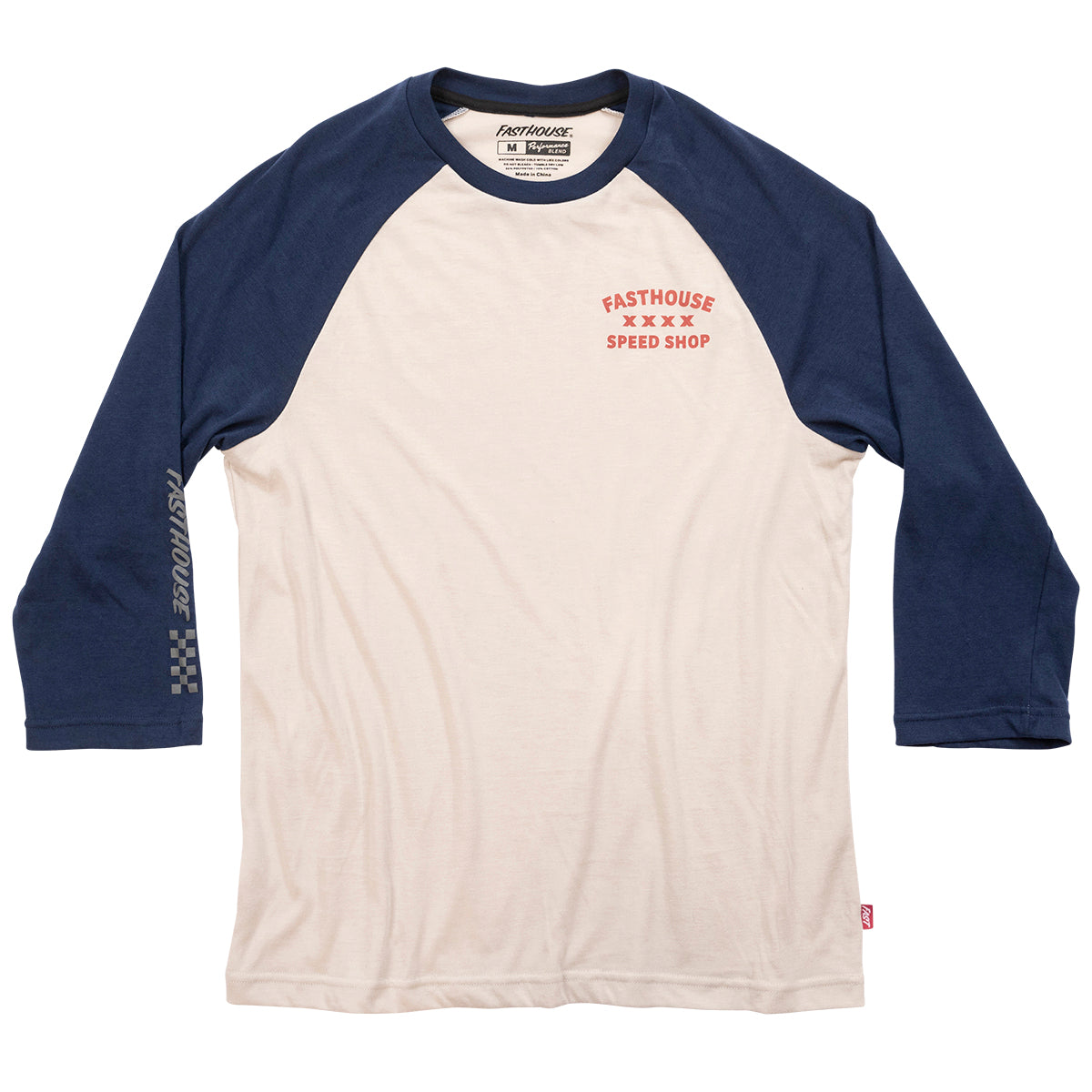 Swift Raglan Tech Tee - Midnight Navy/Cream